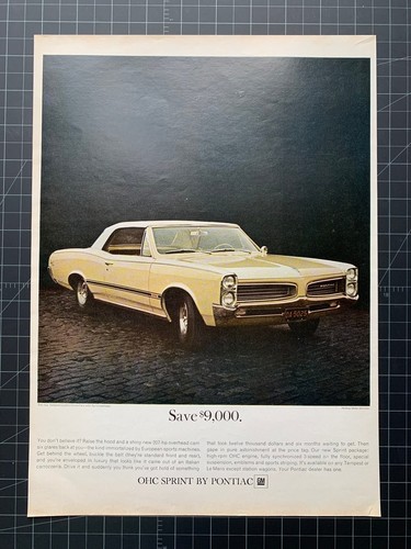Vintage 1960s pontiac tempest - 1960s,